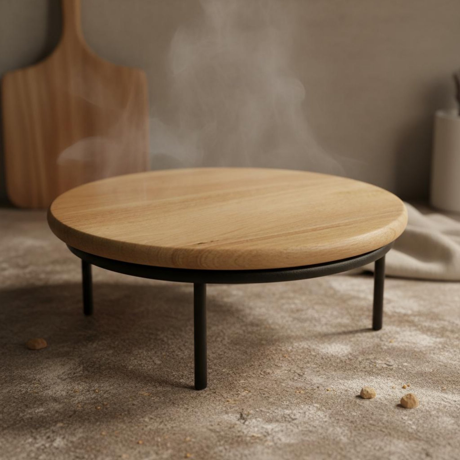 Pizza Stand Retro Design Round - مراجعة Display Risers Set وسعره
