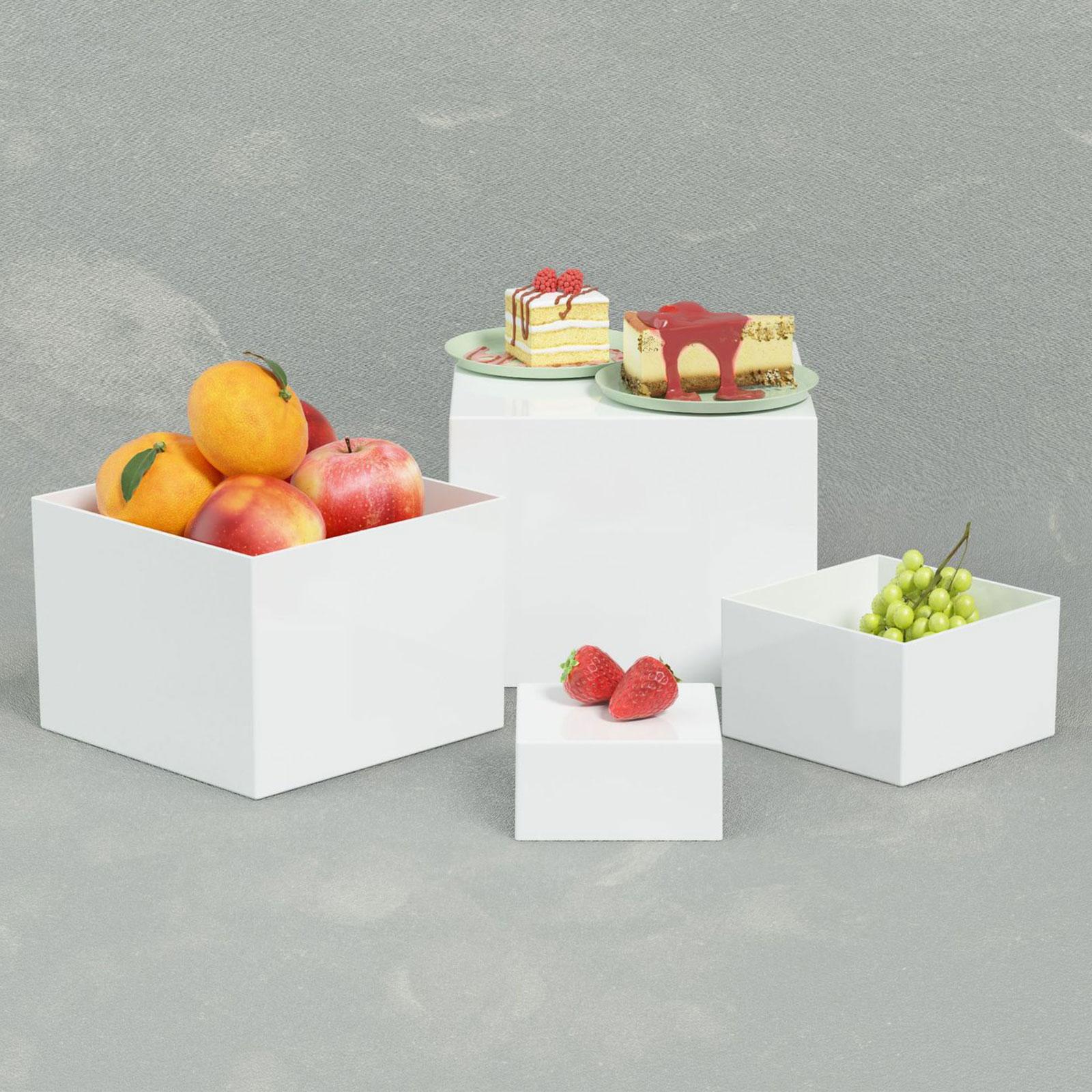 TQH 7Pcs Buffet Riser Dessert  - مراجعة Display Risers Set وسعره