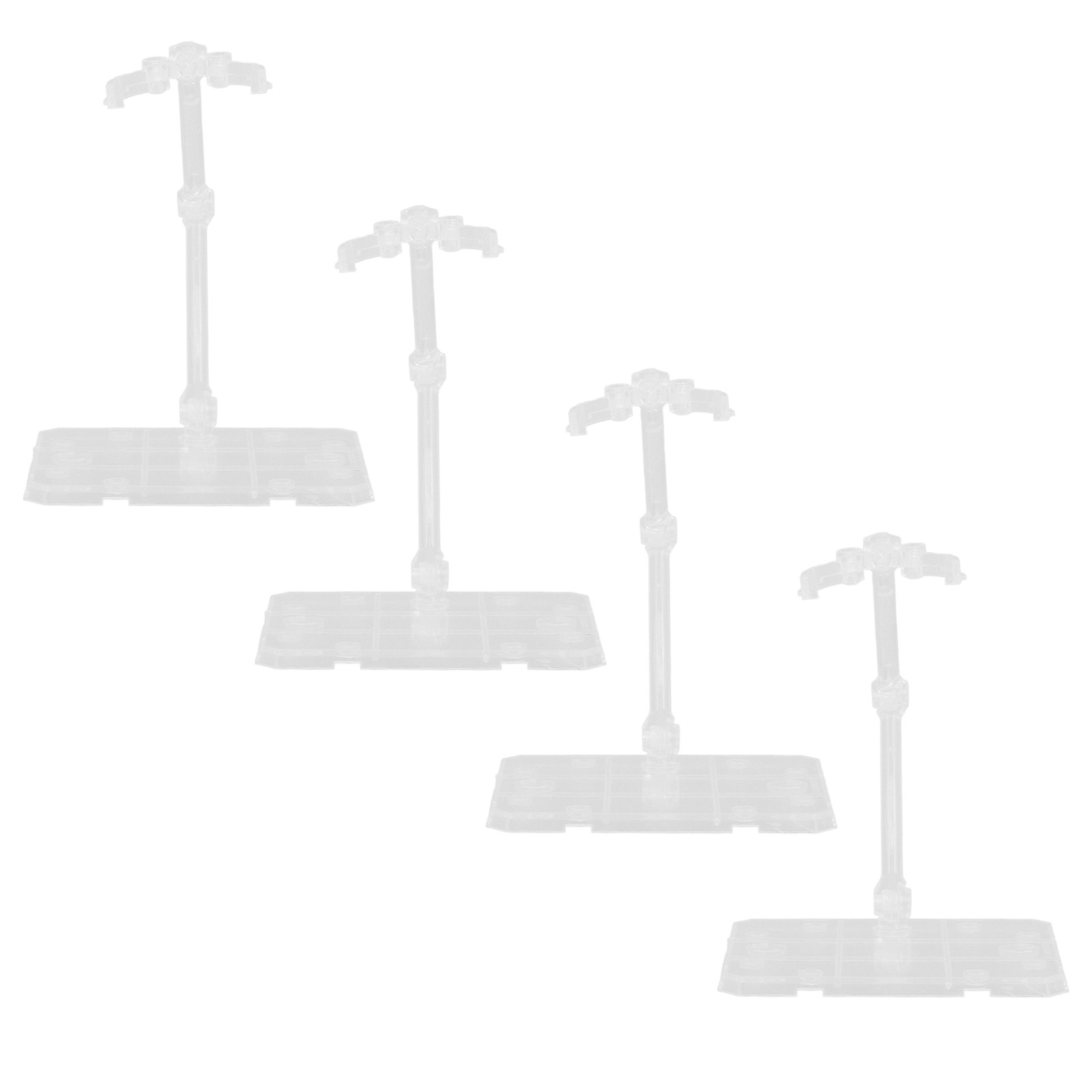4Pcs Action Figure Stand Plast - مراجعة Action Figure Stand وسعره