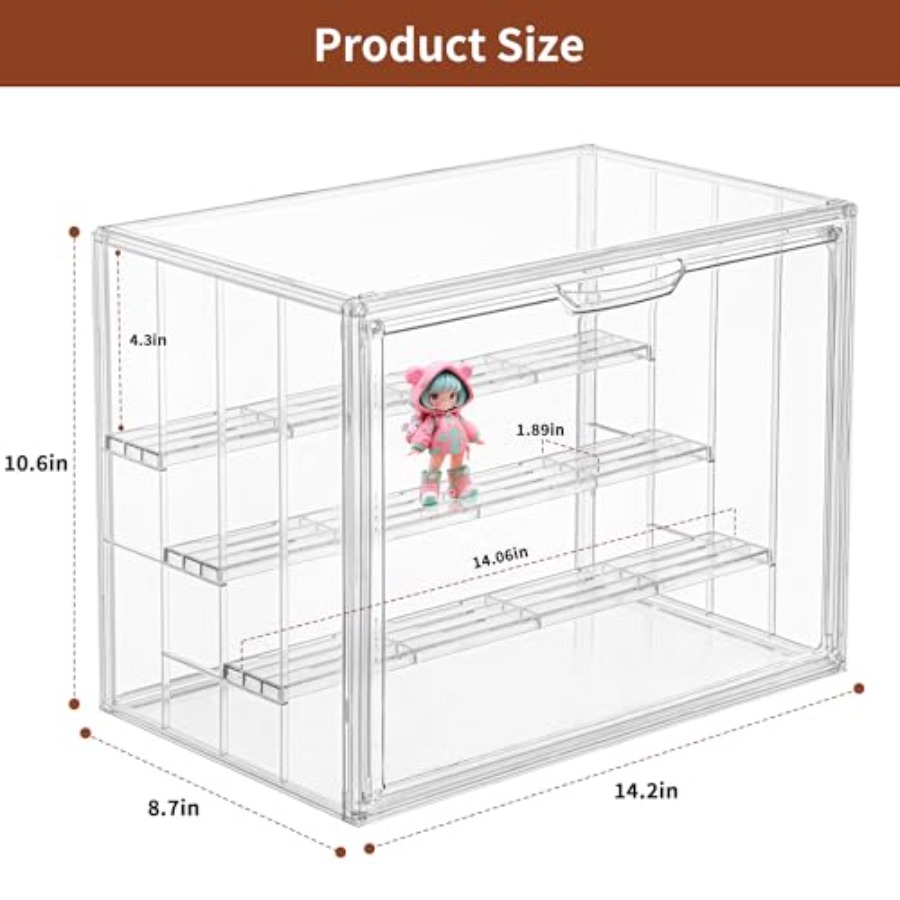 Clear Acrylic Display Case Upg - مراجعة Display Case Acrylic وسعره