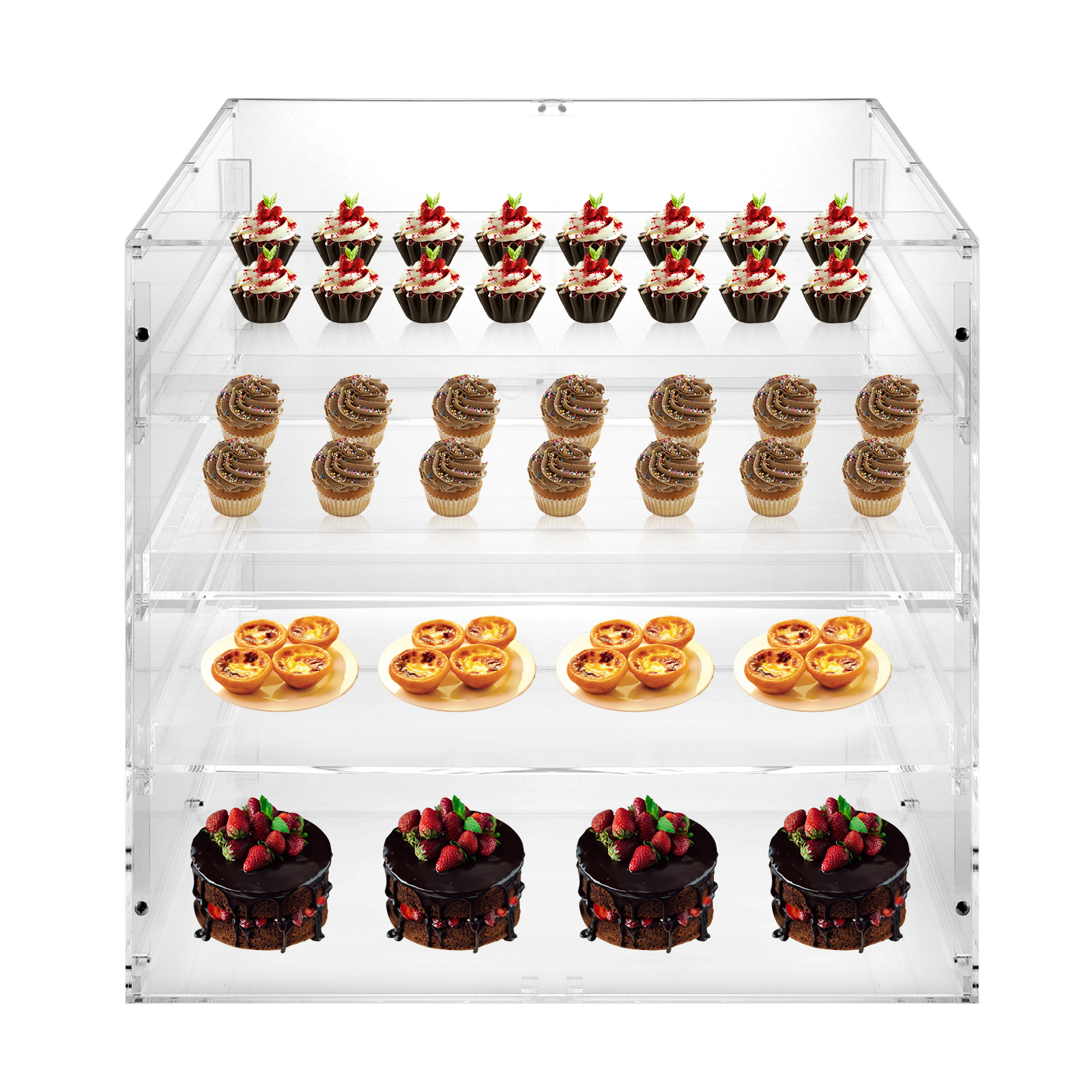 18.7×17.71×17.71inch 3-tier Ac - مراجعة Display Case Acrylic وسعره