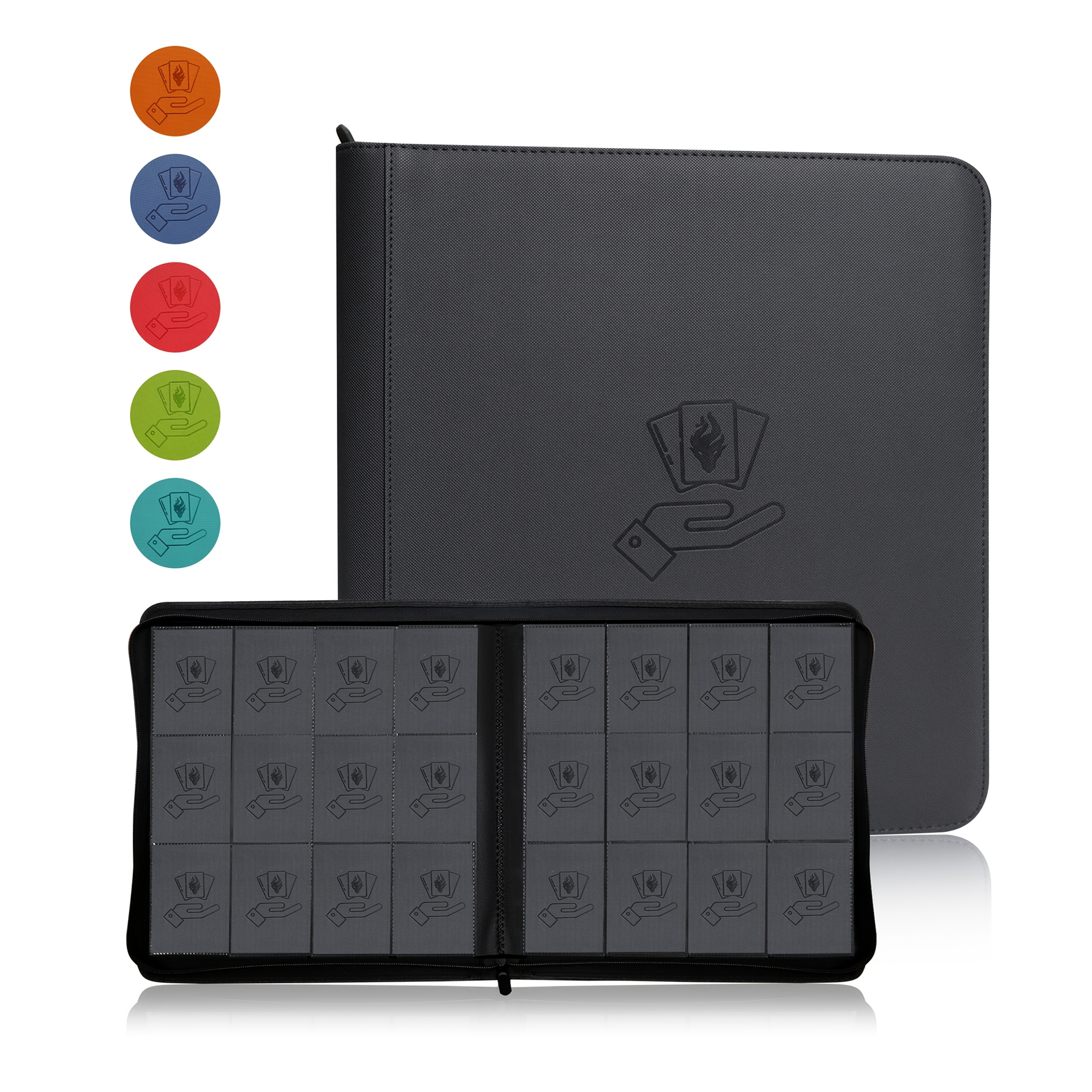 12 Pockets Trading Card Zipper - مراجعة Trading Card Binder وسعره