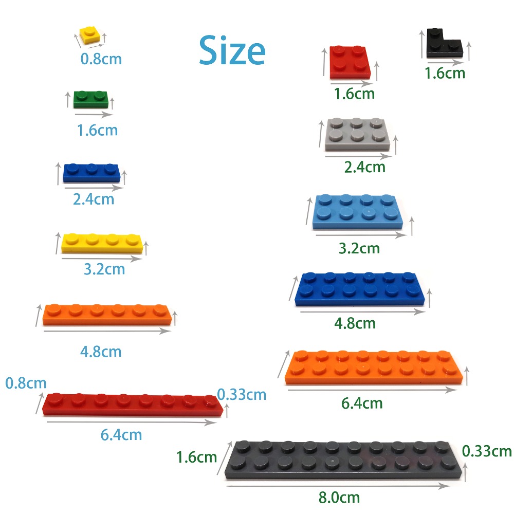 50pcs DIY Building Blocks Thin - مراجعة Lego Minifigure Holder وسعره