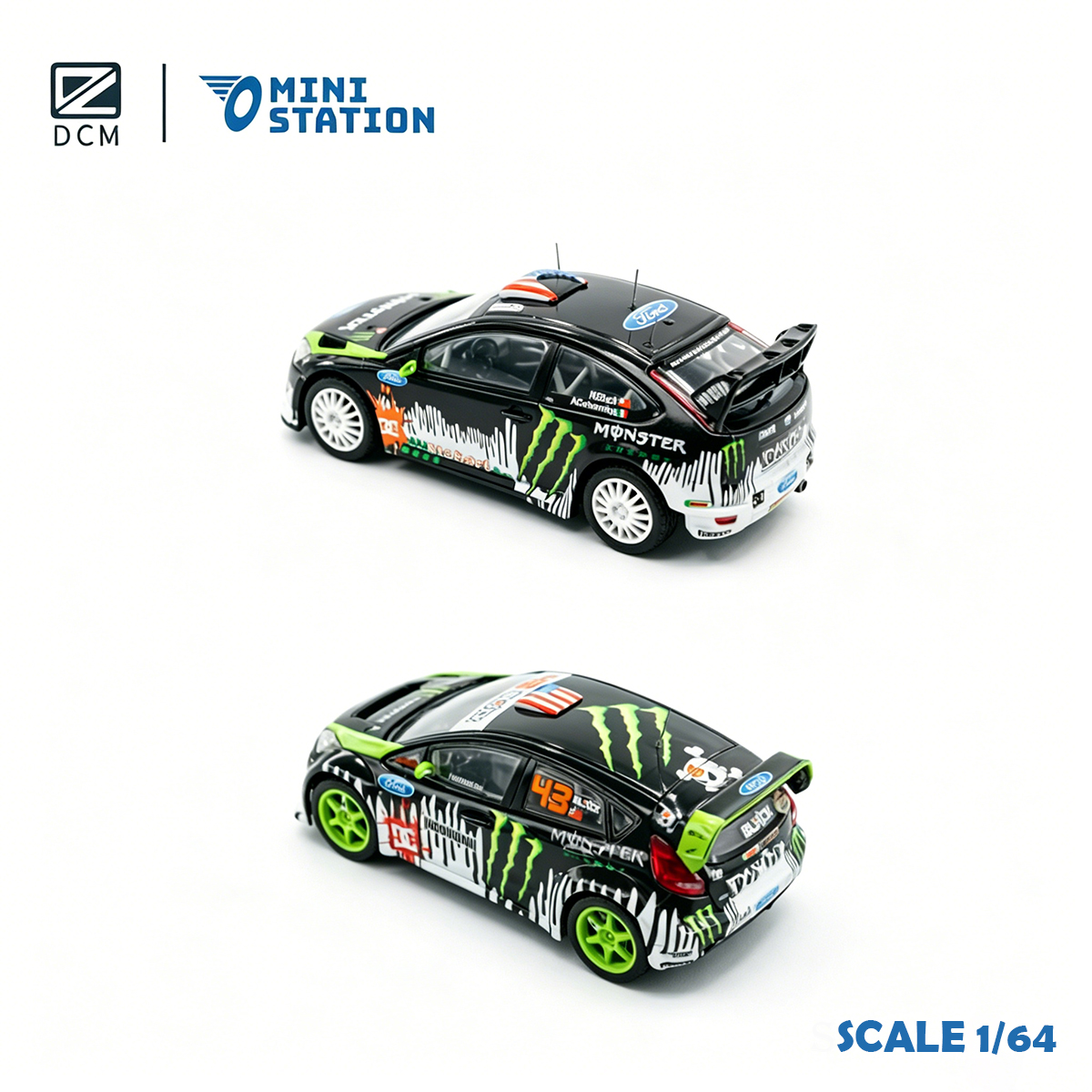DCM × Mini Station 1:64 Ken Bl - مراجعة Die Cast Car 1 64 وسعره
