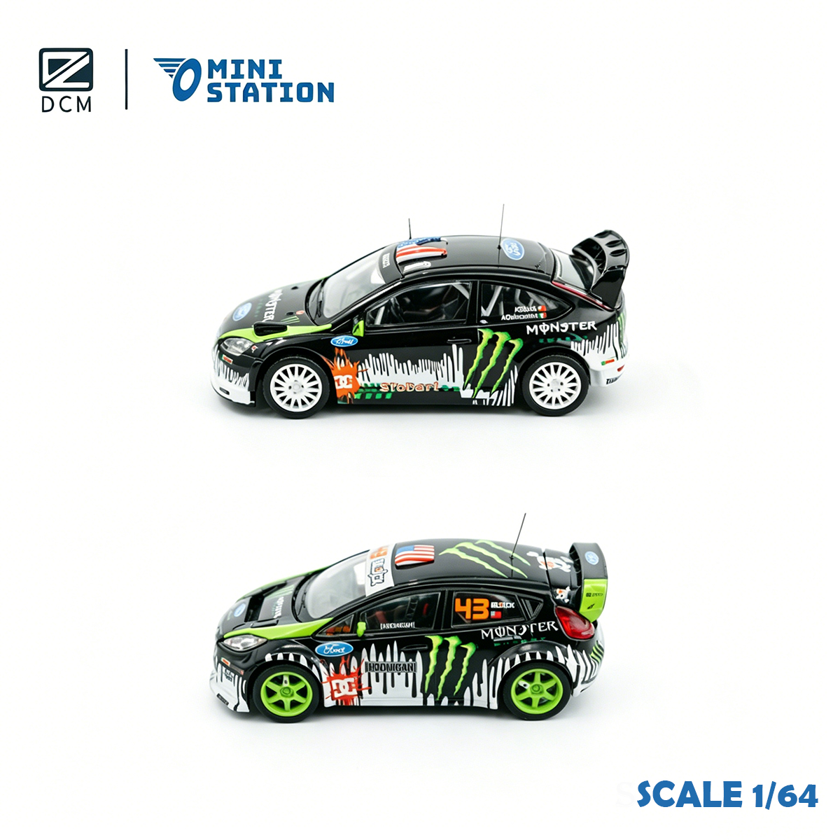 DCM × Mini Station 1:64 Ken Bl - مراجعة Die Cast Car 1 64 وسعره