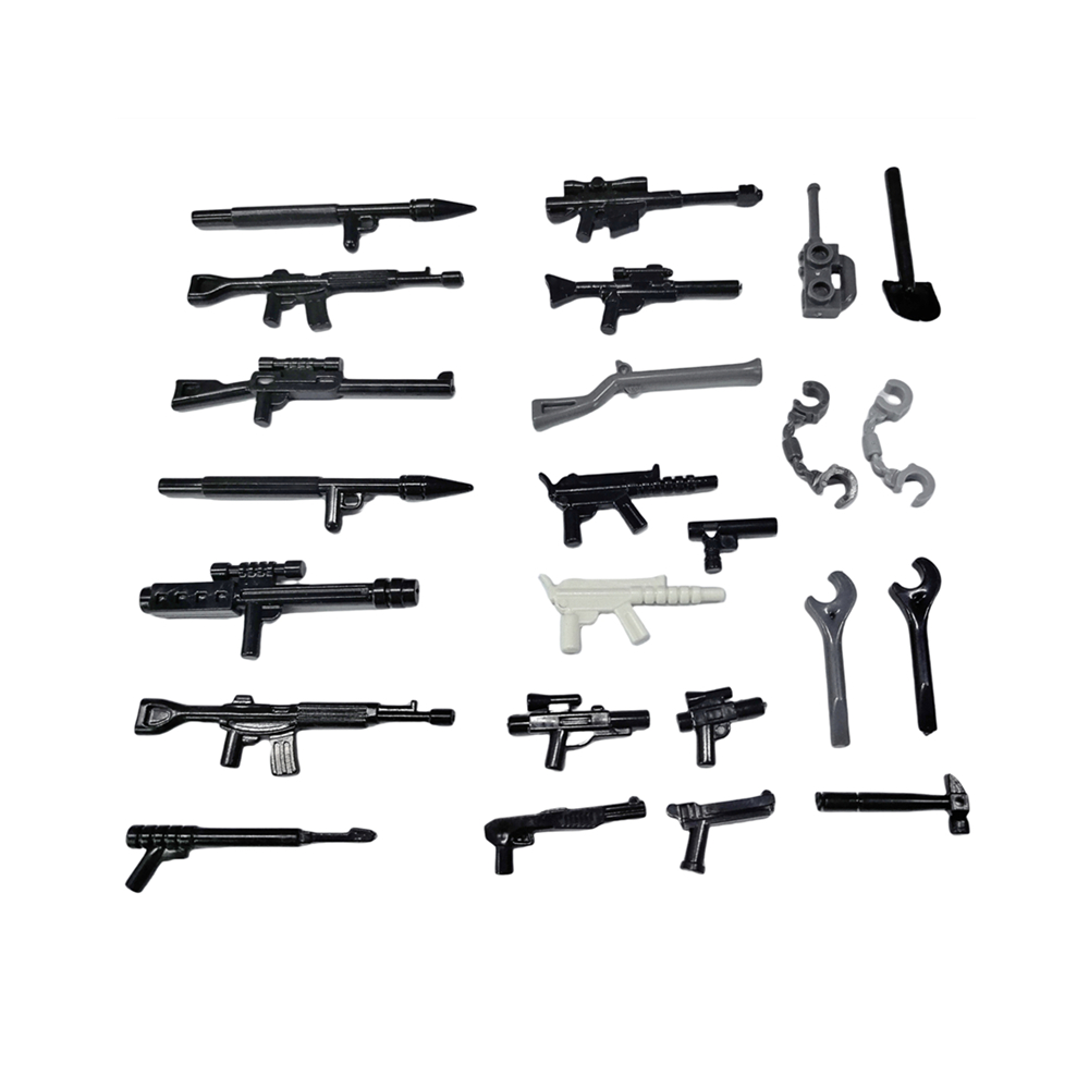 Military WW2 Weapon Guns Soldi - مراجعة Lego Minifigure Holder وسعره
