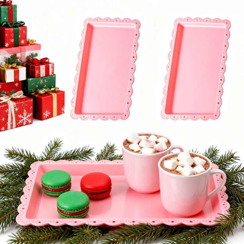 2/5pcs luxury pink cake rack d - مراجعة Display Risers Set وسعره