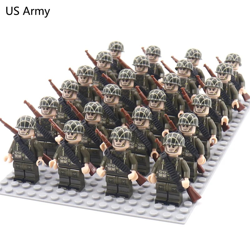 World War II military soldier  - مراجعة Building Block Mini وسعره