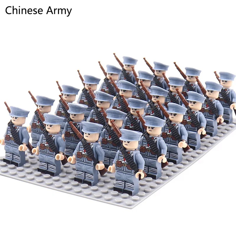 World War II military soldier  - مراجعة Building Block Mini وسعره
