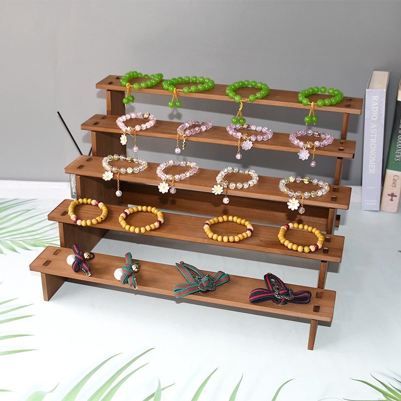 2/3/4/5 Layer Wooden Display R - مراجعة Display Risers Set وسعره