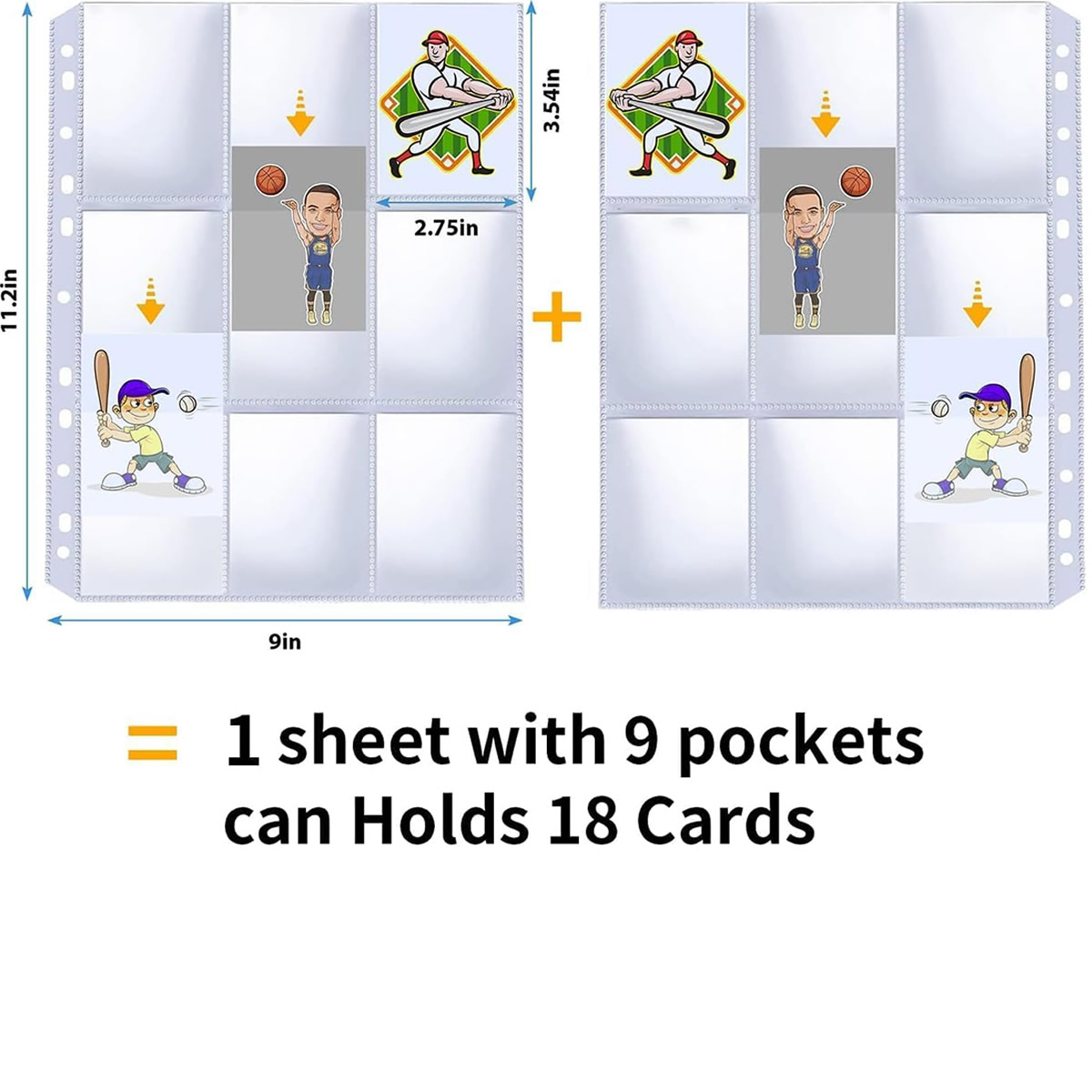 50 Pack 9 Pocket Card Sleeves  - مراجعة Pokemon Binder Card وسعره