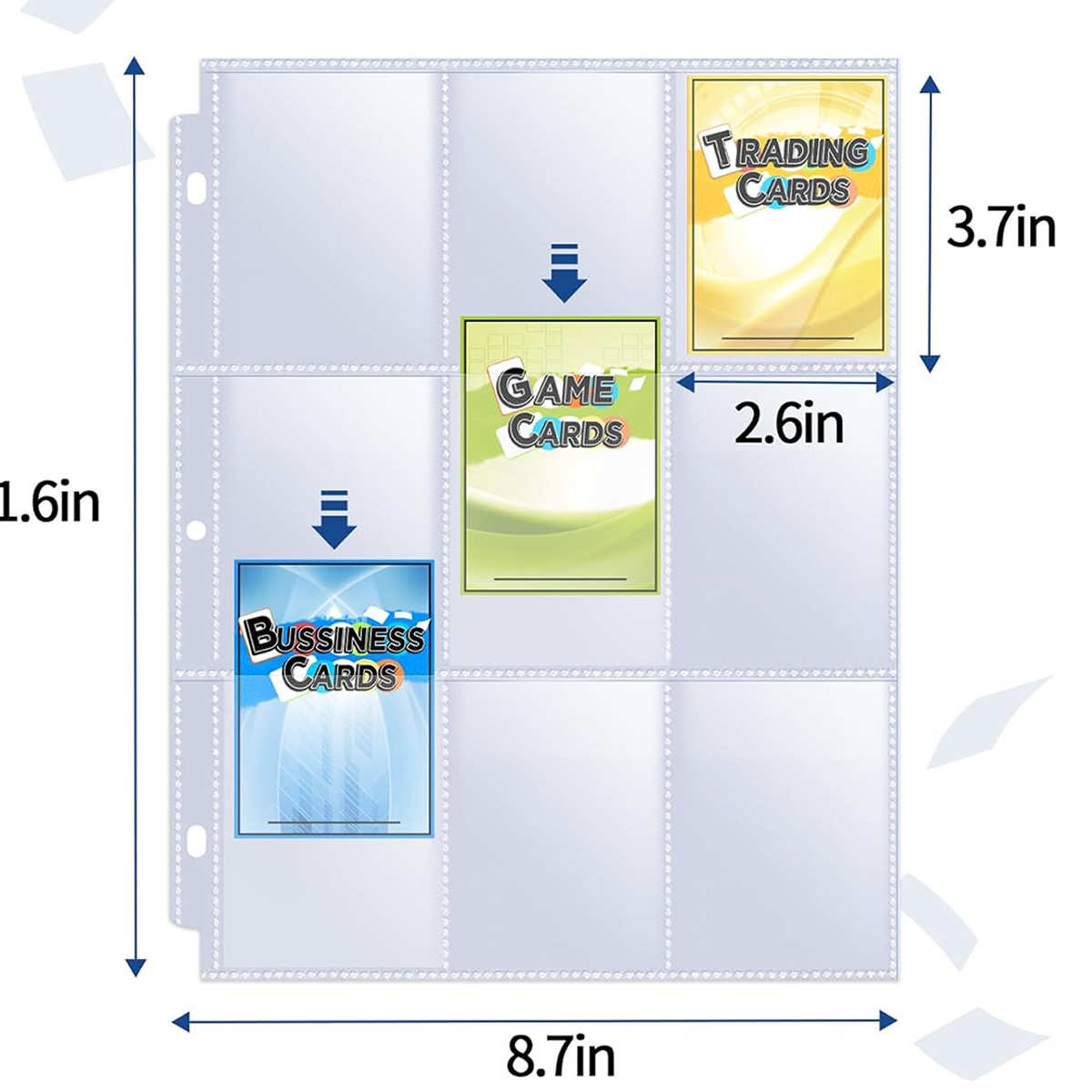 50 Pack 9 Pocket Card Sleeves  - مراجعة Pokemon Binder Card وسعره