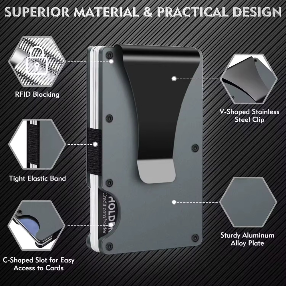 Aluminum Alloy Rfid Blocking C - مراجعة Card Top Loader وسعره