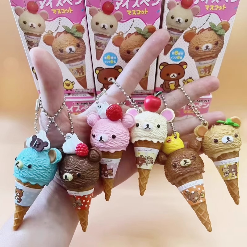 Anime Fiugre Rilakkuma Ice Cre - مراجعة Capsule Toy Gashapon وسعره