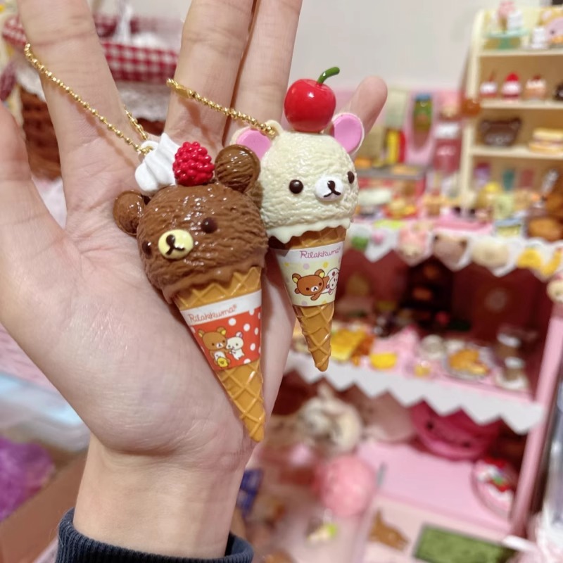 Anime Fiugre Rilakkuma Ice Cre - مراجعة Capsule Toy Gashapon وسعره