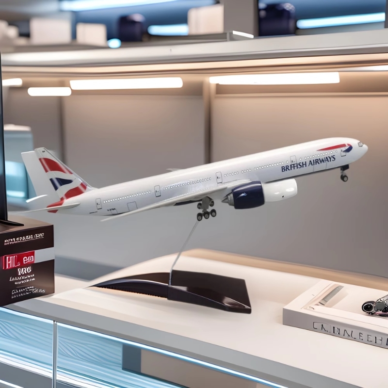Aircraft B777  British Airways - مراجعة Model Airplane Plastic وسعره