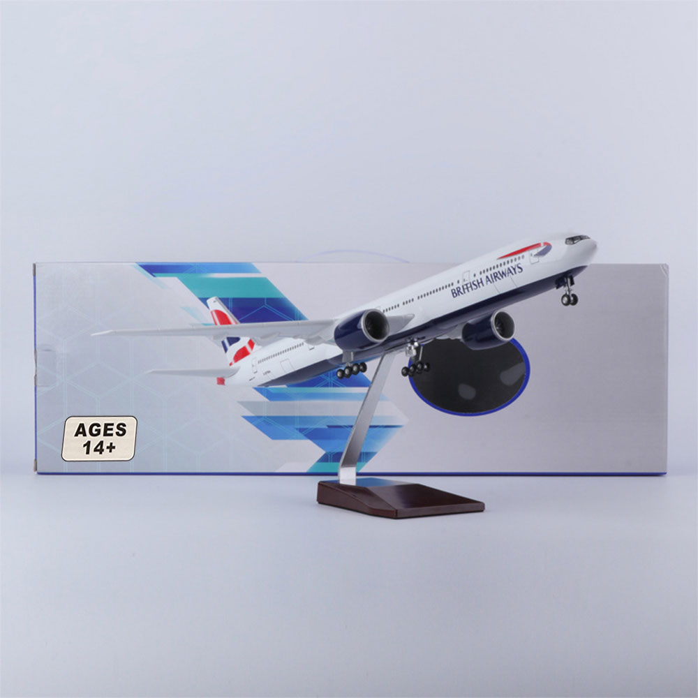 Aircraft B777  British Airways - مراجعة Model Airplane Plastic وسعره