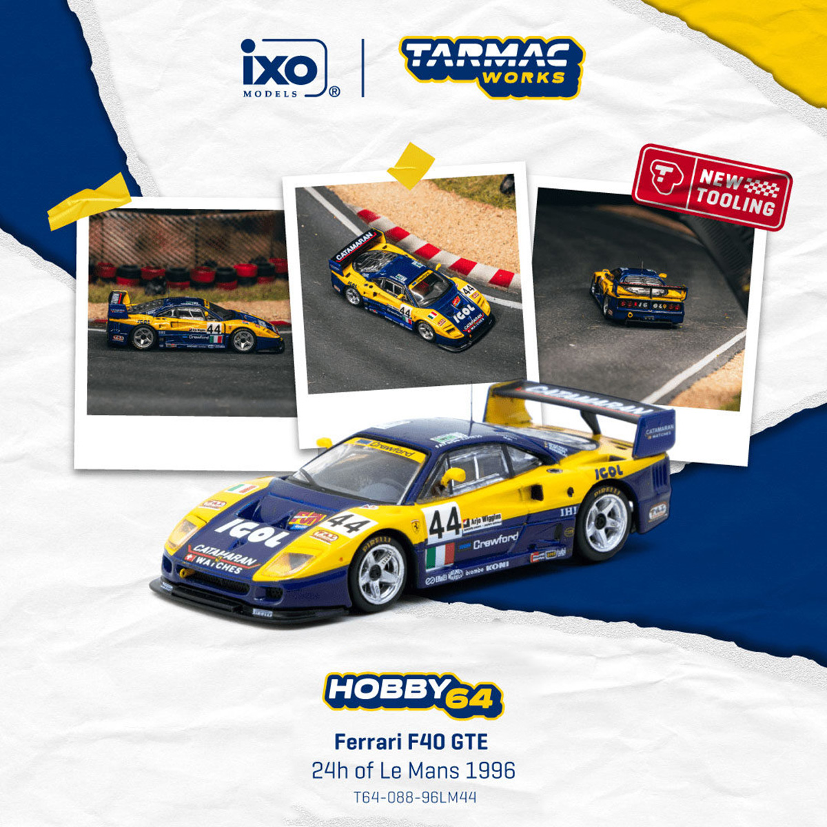 In Stock TW 1:64 Ferrari F40 G - مراجعة Die Cast Car 1 64 وسعره