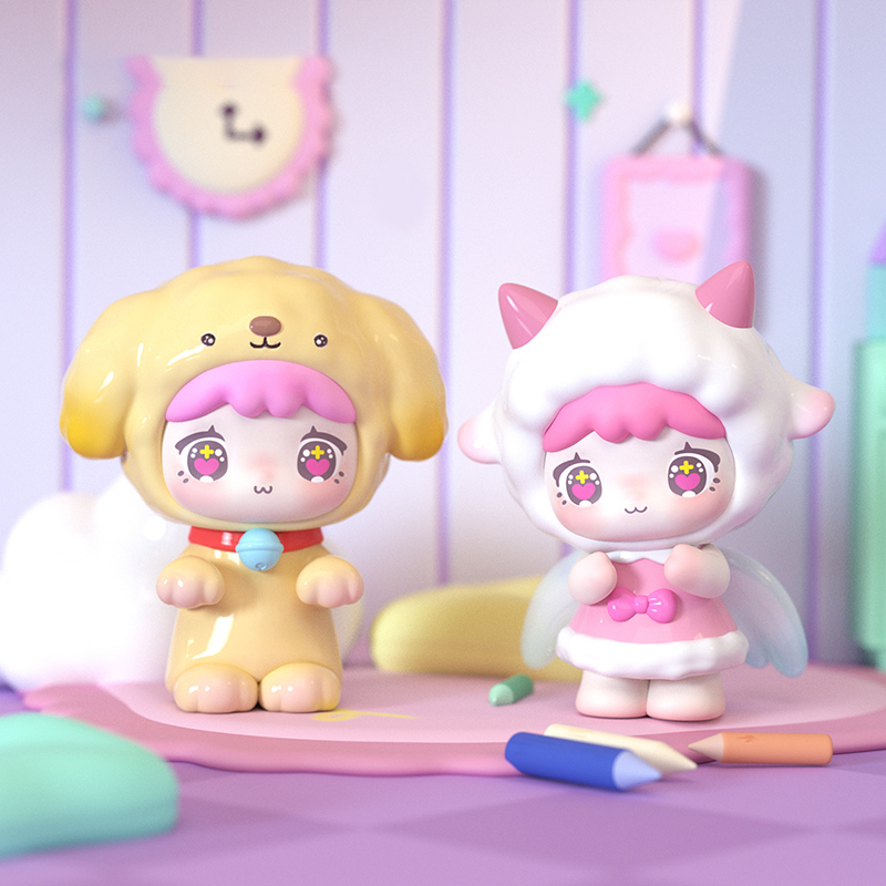Qubii Autumn Animal Castle Day - مراجعة Vinyl Figure Blank وسعره