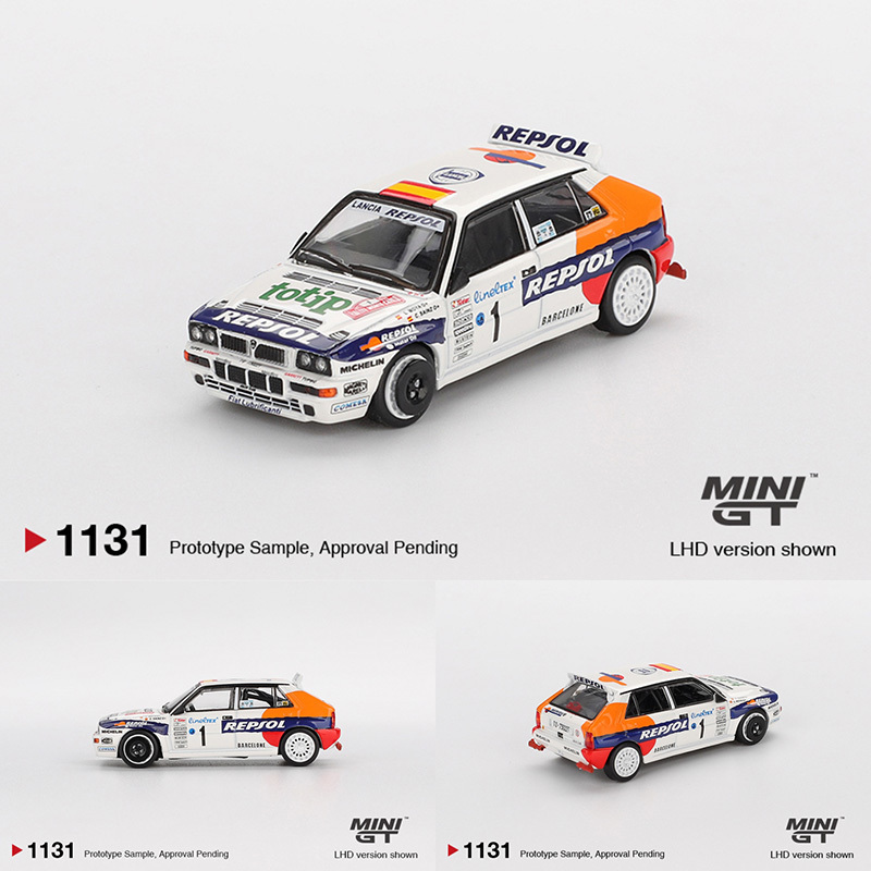 MINIGT 1131 1:64 Lancia Delta  - مراجعة Die Cast Car 1 64 وسعره