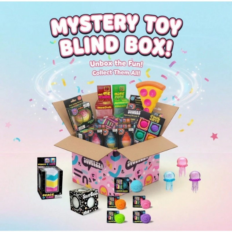 Cute Food & Ocean Squishy Blin - مراجعة Mystery Box Blind Bag وسعره