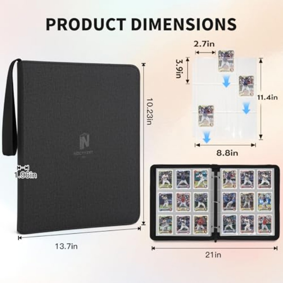 Trading Card Binder, Premium D - مراجعة Trading Card Binder وسعره