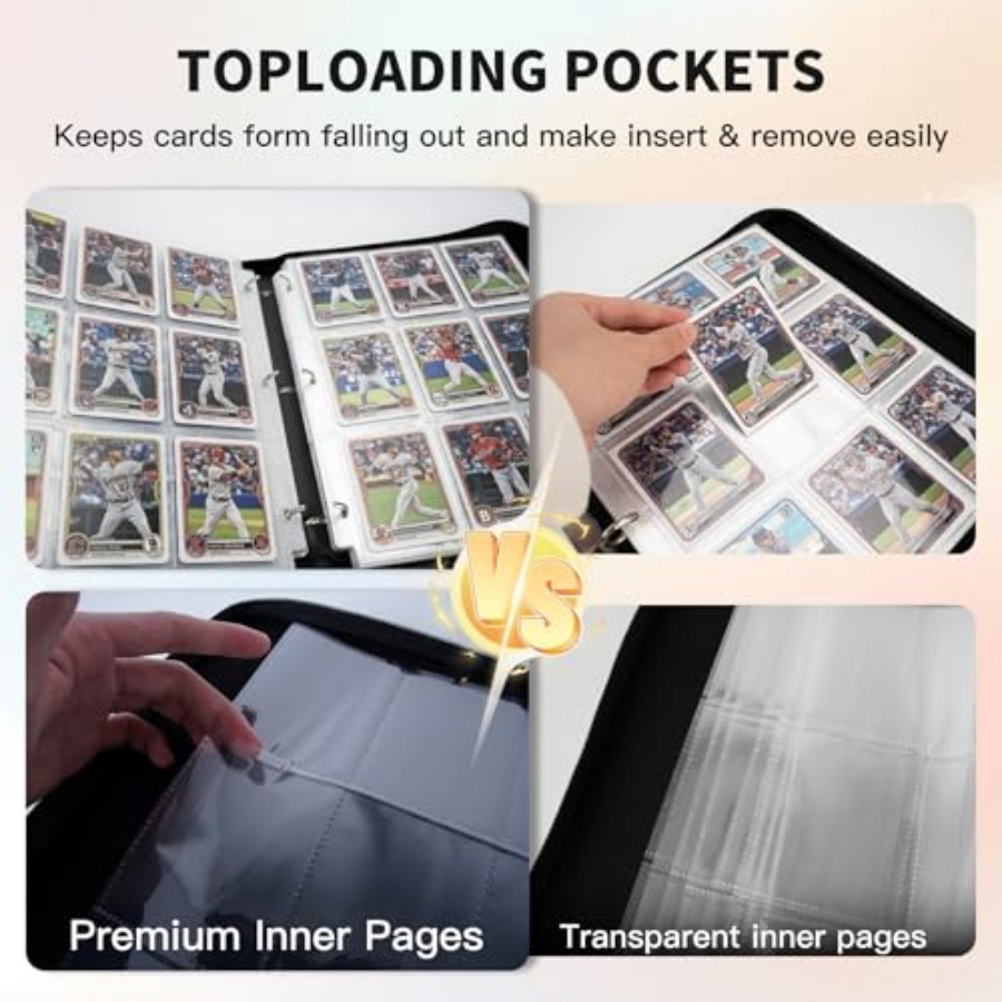 Trading Card Binder, Premium D - مراجعة Trading Card Binder وسعره