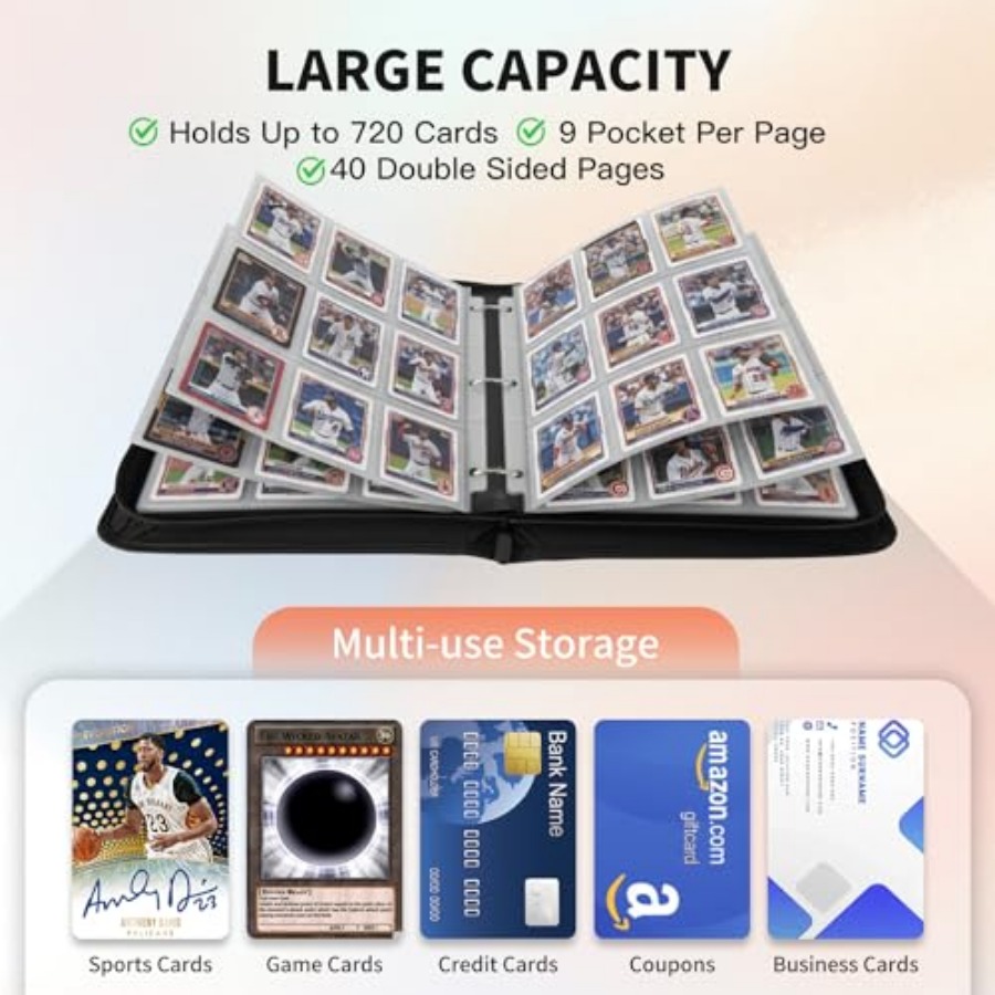 Trading Card Binder, Premium D - مراجعة Trading Card Binder وسعره