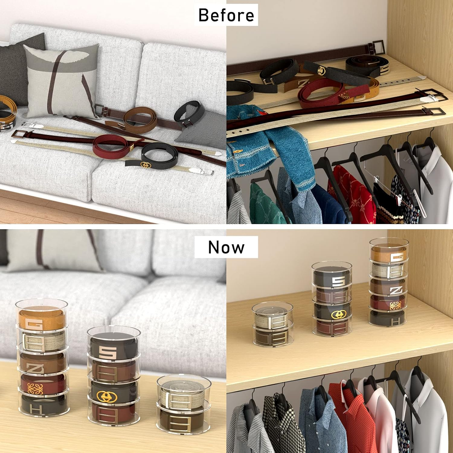 Belt Organizer, Acrylic Displa - مراجعة Display Case Acrylic وسعره