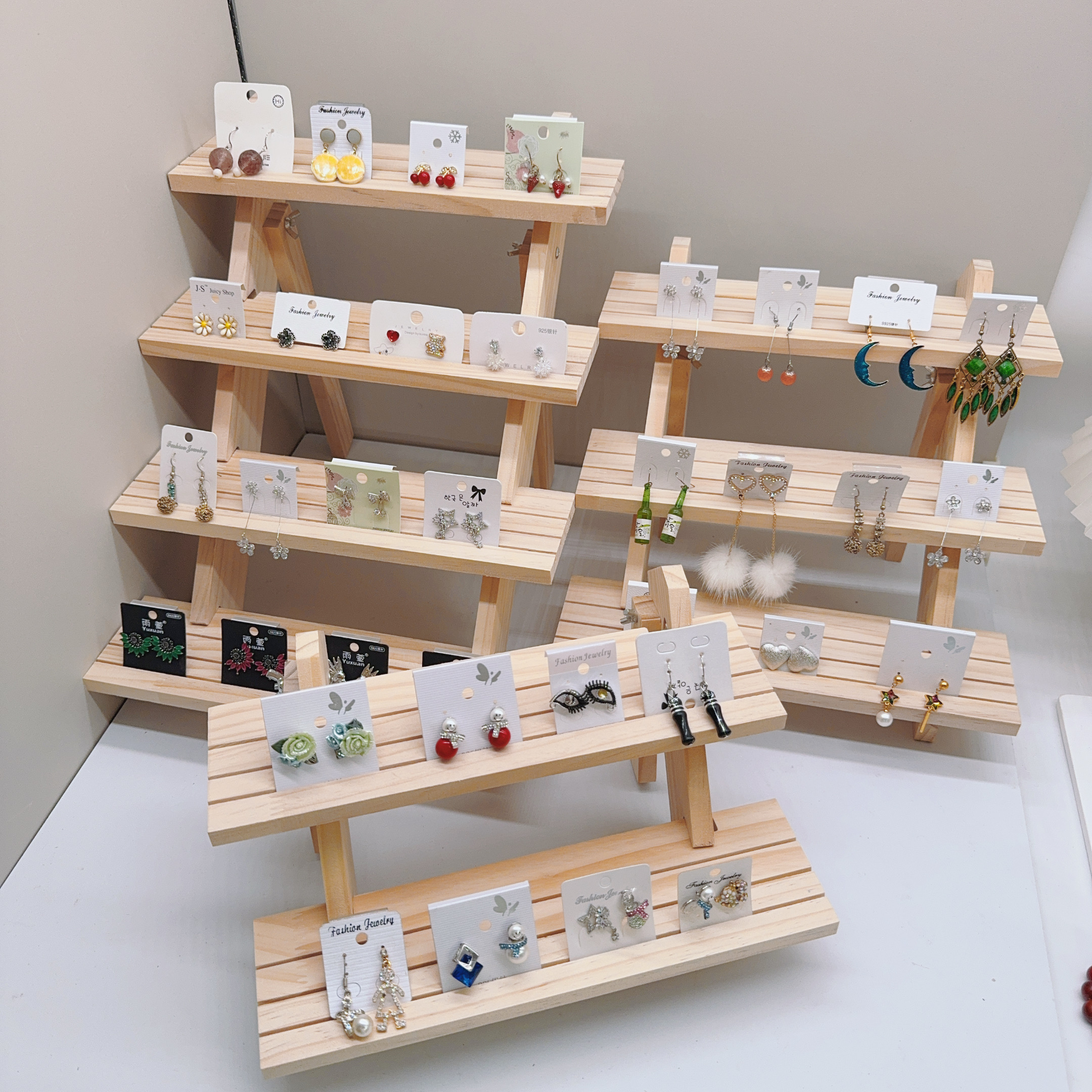 Ear Stud Holder Riser Multi-ti - مراجعة Display Risers Set وسعره
