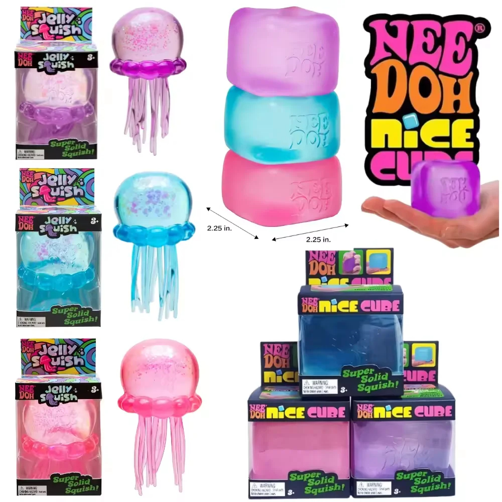Trending Nee Doh Jellyfish & C - مراجعة Fidget Cube Original وسعره